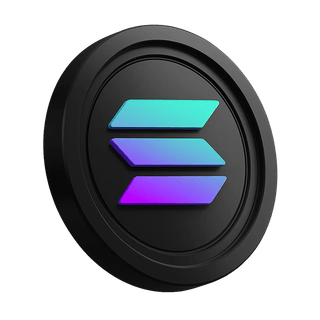 Representación visual del token SOL de Solana en el historial de transacciones