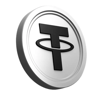 Icono de Tether USDT dentro del área de confiabilidad de la zona comunitaria de trading