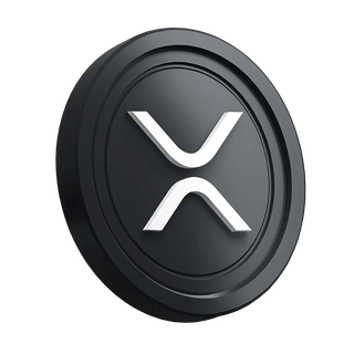 Moneda XRP Ripple como adorno visual en la sección de orientación sin costo